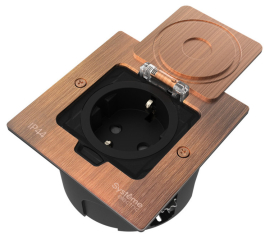 Лючок MultiDesk с розеткой и монтажной коробкой для стены, фальшпола, стола
MultiDesk,  W45,  напольная,  для сплошных стен,  для столов и мебели,  для полых стен и гипрока,  1 пост,   цвет - медь,  металл,  IP 44,  MDK21102CA,  Systeme Electric
 - PULSAL.RU