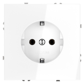 Розетка
S70,  без шторок,  с заземлением,  одинарная,  безвинтовые клеммы,   цвет - белый глянцевый,  пластмасса,  VLS040101,  Voltum
 - PULSAL.RU