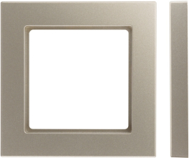 Рамкa Slim Line
Epsilon,  1 пост,   цвет - шампань,  вертикальная,  горизонтальная,  пластмасса,  K14-145-01.E/Ch,  LIREGUS
 - PULSAL.RU