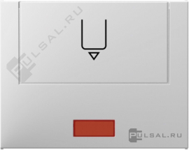 Hакладка карточного выключателя
K.1,  с индикацией,   цвет - белый глянцевый,  пластмасса,  16417109,  1641 71 09,  Berker
 - PULSAL.RU