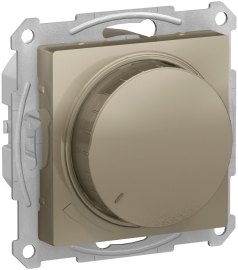 Светорегулятор (диммер) 10-400 Вт/ВА, для LED 3-150 Вт/ВА
Atlas Design Antique,  AtlasDesign Air,  Atlas Design,  поворотно-нажимной,  с возможностью управления с 2-х мест,  лампы накаливания и галогенные 220В (R),  лампы с индукционным (обмоточным) трансформ.(L),  лампы с электронным (емкостным) трансформ.(C),  диммируемые лампы LED 220В (LEDi тип L),  диммируемые лампы LED 220В (LEDi тип C),   цвет - шампань,  пластмасса,  ATN000523,  Schneider Electric
 - PULSAL.RU