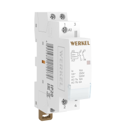Контактор модульный Модульное и клеммы, 2НО, 16А, 220В AC, W941M16O, Werkel - PULSAL.RU Контактор модульный Модульное и клеммы, 2НО, 16А, 220В AC, W941M16O, Werkel - PULSAL.RU