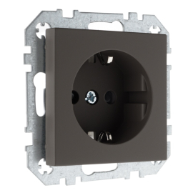 Розетка
Epsilon,  Retro Liregus,  со шторками,  с заземлением,  одинарная,  безвинтовые клеммы,   цвет - коричневый матовый,  пластмасса,  IKL16-214-01.R/ON31,  LIREGUS
 - PULSAL.RU