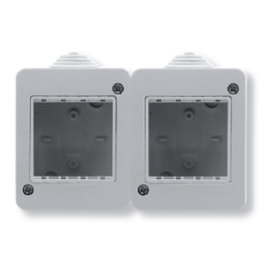 Коробка для открытой установки на 2+2 модуля
Zenit,   цвет - серый,  пластмасса,  N3292.1,  2CLA329210N1101,  ABB
 - PULSAL.RU