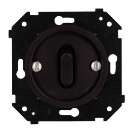 Кнопка Н.О клавишная
Шедель Бриз,  одноклавишный,   цвет - коричневый матовый,  пластмасса,  B3-220-22M-PB,  Bironi
 - PULSAL.RU