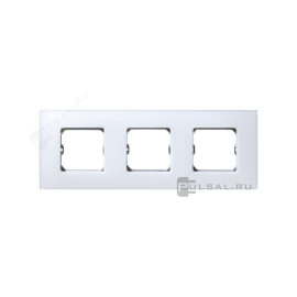 Рамка
Simon 27 neos,  3 поста,   цвет - белоснежный,  вертикальная,  горизонтальная,  пластмасса,  27773-60,  Simon
 - PULSAL.RU
