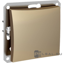 Кнопка Н.О. 10 А
Дуэт,  одноклавишный,   цвет - шампань,  пластмасса,  WDE000415,  Schneider Electric
 - PULSAL.RU