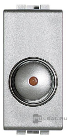 Светорегулятор (диммер) 50-800 Вт
LivingLight,  LivingLight AIR,  поворотный,  лампы накаливания и галогенные 220В (R),   цвет - алюминий,  пластмасса,  NT4581,  BTicino
 - PULSAL.RU