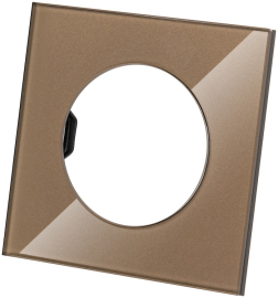 Рамка
Байкал,  1 пост,   цвет - бронзовое стекло,  вертикальная,  горизонтальная,  стекло,  SQ1819-0402,  TDM
 - PULSAL.RU