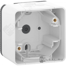 Корпус для накладного монтажа
Mureva Styl,   цвет - белый,  пластмасса,  MUR39911,  Schneider Electric
 - PULSAL.RU