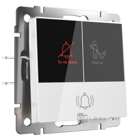 Кнопки для гостиничного номера "Не беспокоить / Убрать номер"
Alumax,  Split,  Slab,  Senso,  Baguette,  Acrylic,  Platinum,  Elite,  Snabb,  Stream,  Flock,  Stark,  Fiore,  Favorit,  Diamant,  Aluminium,  Antik,  Metallic,  двухклавишный,  с индикацией,   цвет - белый,  пластмасса,  W1114601,  a054308,  Werkel
 - PULSAL.RU