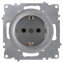 Розетка электрическая
Garda,  Florence,  со шторками,  с заземлением,  одинарная,  винтовые клеммы,   цвет - серый,  пластмасса,  1E10101302,  2172833,  OneKeyElectro
 - PULSAL.RU