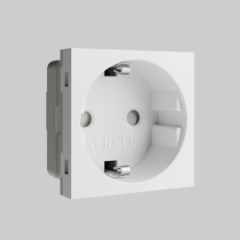 Розетка
со шторками,  с заземлением,  одинарная,  винтовые клеммы,   цвет - белый,  пластмасса,  W1171160,  a069368,  Werkel
 - PULSAL.RU