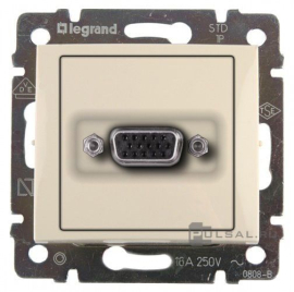 Розетка VGA (HD-15)
Valena,  Etika,   цвет - слоновая кость,  пластмасса,  774183,  7 741 83,  Legrand
 - PULSAL.RU