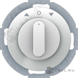 Жалюзийный поворотный выключатель
R.Classic,  без фиксации,  без подсветки,   цвет - белый глянцевый,  пластмасса,  38112189,  3811 21 89,  Berker
 - PULSAL.RU