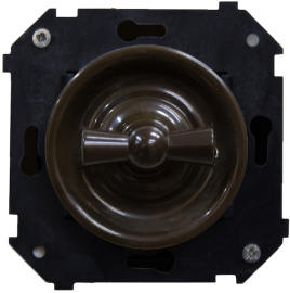 Переключатель
Шедель,   цвет - коричневый,  пластмасса,  B3-201-22,  Bironi
 - PULSAL.RU