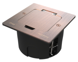 Лючок MultiDesk с монтажной коробкой для стены, фальшпола, стола (без розеток)
MultiDesk,  W45,  напольная,  для сплошных стен,  для столов и мебели,  для полых стен и гипрока,  1 пост,   цвет - медь,  металл,  IP 44,  MDK20102CA,  Systeme Electric
 - PULSAL.RU