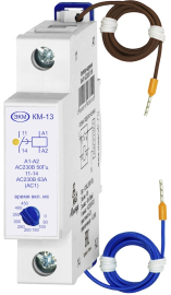 Контактор модульный КМ-13 AC230В УХЛ4 Меандр защита и реле, 1НО, 63А,  65А, 220В AC, КМ-13 AC230В, МЕАНДР - PULSAL.RU