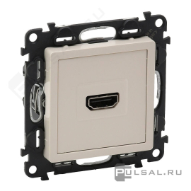 Розетка HDMI
Valena Life,   цвет - слоновая кость,  пластмасса,  753271,  7 532 71,  Legrand
 - PULSAL.RU