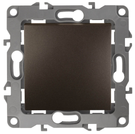 Кнопка Н.О. 
Эра 12,  одноклавишный,   цвет - бронза,  пластмасса,  Б0047837,  12-1111-13,  ЭРА
 - PULSAL.RU