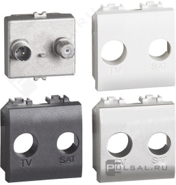 Розетка одиночная
LivingLight,  LivingLight AIR,  телевизионная (TV),  спутниковая (SAT),  двойная,   цвет - антрацит, алюминий, белый,  пластмасса,  LN4214M2D,  BTicino
 - PULSAL.RU