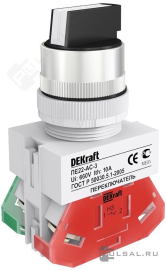 Перекл.3 пол. прав. без фикс. I-O-II станд. руч 2НО 25140DEK, Dekraft - PULSAL.RU