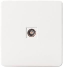 Розетка оконечная
Miele Round,  телевизионная (TV),  одинарная,   цвет - перламутр,  пластмасса,  KR-78-0723-1,  Kranz
 - PULSAL.RU