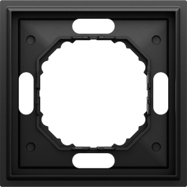 Рамка Podium 
S08,  1 пост,   цвет - черный графит,  вертикальная,  горизонтальная,  пластмасса,  DS21157,  Donel
 - PULSAL.RU