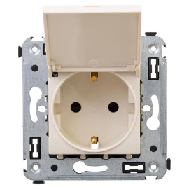 Розетка
Avanti,  со шторками,  с крышкой,  с заземлением,  одинарная,  винтовые клеммы,   цвет - ванильная дымка,  пластмасса,  4405013DKC,  DKC_4405013,  DKC
 - PULSAL.RU