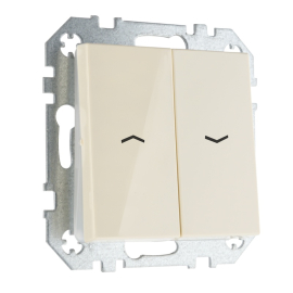 Выключатель для жалюзи
Epsilon,  Retro Liregus,  без фиксации,  без подсветки,   цвет - слоновая кость,  пластмасса,  IJZ.10-001-01.E/S,  28-062,  LIREGUS
 - PULSAL.RU