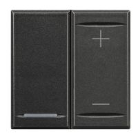 Светорегулятор (диммер) 3-400 Вт/ВА, для LED 3-75 ВА
Axolute,  Axolute AIR,  клавишный,  с возможностью управления с 2-х мест,  лампы накаливания и галогенные 220В (R),  лампы с индукционным (обмоточным) трансформ.(L),  лампы с электронным (емкостным) трансформ.(C),  диммируемые лампы LED 220В (LEDi тип L),  диммируемые лампы LED 220В (LEDi тип C),   цвет - антрацит,  пластмасса,  HS4411,  BTicino
 - PULSAL.RU