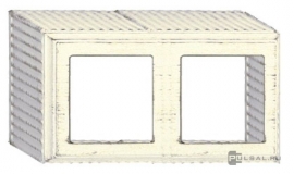 Коробка накладного монтажа
Roma Surface,   цвет - белый (white decape provence collection),  металл,  FD01502BD,  FEDE
 - PULSAL.RU