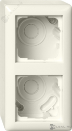 Корпус для накладного монтажа с установочной рамкой
Standard 55,   цвет - кремовый глянцевый,  пластмасса,  106201,  1062 01,  Gira
 - PULSAL.RU