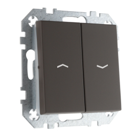 Выключатель для жалюзи
Epsilon,  Retro Liregus,  без фиксации,  без подсветки,   цвет - коричневый матовый,  пластмасса,  IJZ.10-001-01.R/ON31,  LIREGUS
 - PULSAL.RU