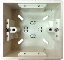 Монтажная коробка квадратная китайско-британского стандарта (86х84х50мм)
Tile,  для сплошных стен,  GI-BOX-Р,  HDL
 - PULSAL.RU