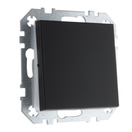 Выключатель
Epsilon,  Retro Liregus,  одноклавишный,  без подсветки,  с возможностью подсветки,   цвет - черный матовый,  пластмасса,  IJ1.10-203-01.R/SWM,  LIREGUS
 - PULSAL.RU