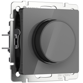 Светорегулятор (диммер) 600 Вт/ВА, для LED 200 Вт/ВА
Alumax,  Split,  Slab,  Senso,  Baguette,  Acrylic,  Platinum,  Elite,  Snabb,  Stream,  Flock,  Stark,  Fiore,  Favorit,  Diamant,  Aluminium,  Antik,  Metallic,  поворотно-нажимной,  лампы накаливания и галогенные 220В (R),  лампы с электронным (емкостным) трансформ.(C),  диммируемые лампы LED 220В (LEDi тип C),   цвет - графит акрил,  пластмасса,  W1142044,  a064094,  Werkel
 - PULSAL.RU