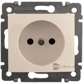 Розетка
Valena,  без шторок,  без заземления,  одинарная,  винтовые клеммы,   цвет - слоновая кость,  пластмасса,  774316,  7 743 16,  Legrand
 - PULSAL.RU