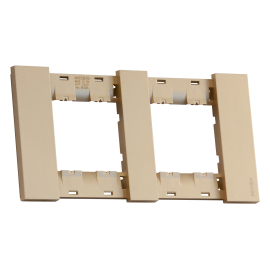 Рамка
Soft Touch,  2 поста,   цвет - шампань матовый,  горизонтальная,  пластмасса,  AA4802M2ACH,  MEITON
 - PULSAL.RU