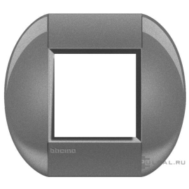 Рамка овальная
LivingLight,  1 пост,   цвет - серый,  горизонтальная,  пластмасса,  LNB4802TG,  BTicino
 - PULSAL.RU