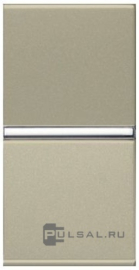 Выключатель двухполюсный
Zenit,  одноклавишный,  с возможностью подсветки,   цвет - шампань,  пластмасса,  N2101.2 CV,  2CLA210120N1901,  ABB
 - PULSAL.RU