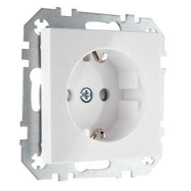 Розетка
Epsilon,  Retro Liregus,  со шторками,  с заземлением,  одинарная,  безвинтовые клеммы,   цвет - белый,  пластмасса,  IKL16-214-01.E/B,  LIREGUS
 - PULSAL.RU