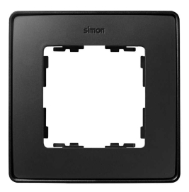 Рамка
Simon 82 Detail,  1 пост,   цвет - черный матовый,  черный,  вертикальная,  горизонтальная,  металл,  пластмасса,  8201610-398,  Simon
 - PULSAL.RU