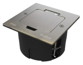 Лючок MultiDesk с монтажной коробкой для стены, фальшпола, стола (без розеток)
MultiDesk,  W45,  для столов и мебели,  напольная,  для полых стен и гипрока,  1 пост,   цвет - латунь античная,  металл,  IP 44,  MDK20102BA,  Systeme Electric
 - PULSAL.RU