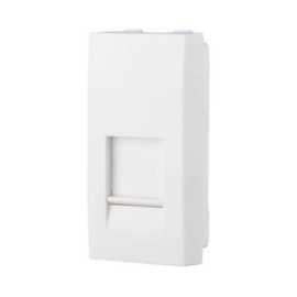 Лицевая панель для разъема Modular Jack
LK Studio,  одинарная,  двойная,   цвет - белый матовый,  пластмасса,  853104 LK45,  853104,  Экопласт
 - PULSAL.RU