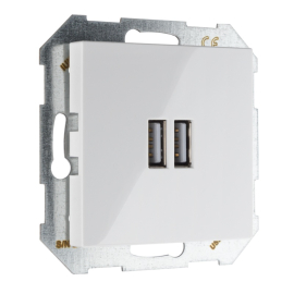 Розетка USB type-A+А, 3,4А
Epsilon,  Retro Liregus,  USB type-A 5V,  двойная,   цвет - белый,  пластмасса,  IUK-2-01.E/B,  28-0352,  LIREGUS
 - PULSAL.RU