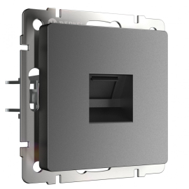 Розетка компьютерная RJ45 Кат.5е UTP
Alumax,  Split,  Slab,  Senso,  Baguette,  Acrylic,  Platinum,  Elite,  Snabb,  Stream,  Flock,  Stark,  Fiore,  Favorit,  Diamant,  Aluminium,  Antik,  Metallic,  одинарная,   цвет - графит матовый,  пластмасса,  W1181064,  a063108    ,  Werkel
 - PULSAL.RU