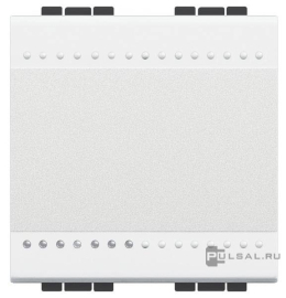 Выключатель
LivingLight,  LivingLight AIR,  одноклавишный,  без подсветки,   цвет - белый,  пластмасса,  N4001M2N,  BTicino
 - PULSAL.RU