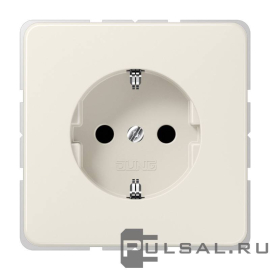 Розетка
CD 500,  без шторок,  с заземлением,  одинарная,  безвинтовые клеммы,   цвет - слоновая кость,  пластмасса,  CD1520,  CD 1520,  JUNG
 - PULSAL.RU