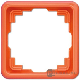 Рамка
CD ударопрочная,  1 пост,   цвет - оранжевый,  вертикальная,  горизонтальная,  пластмасса,  CD581WUO,  CD 581 WU O,  JUNG
 - PULSAL.RU
